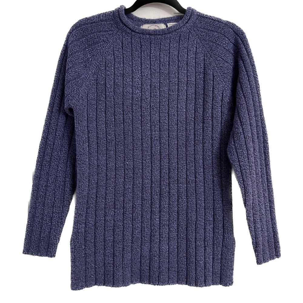 80's Vintage blue Sweater size small